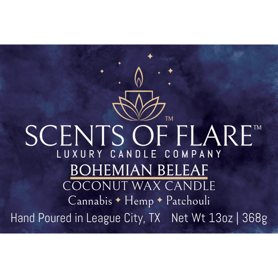 BOHEMIAN BELEAF 13oz CANDLE - Scents Of Flare