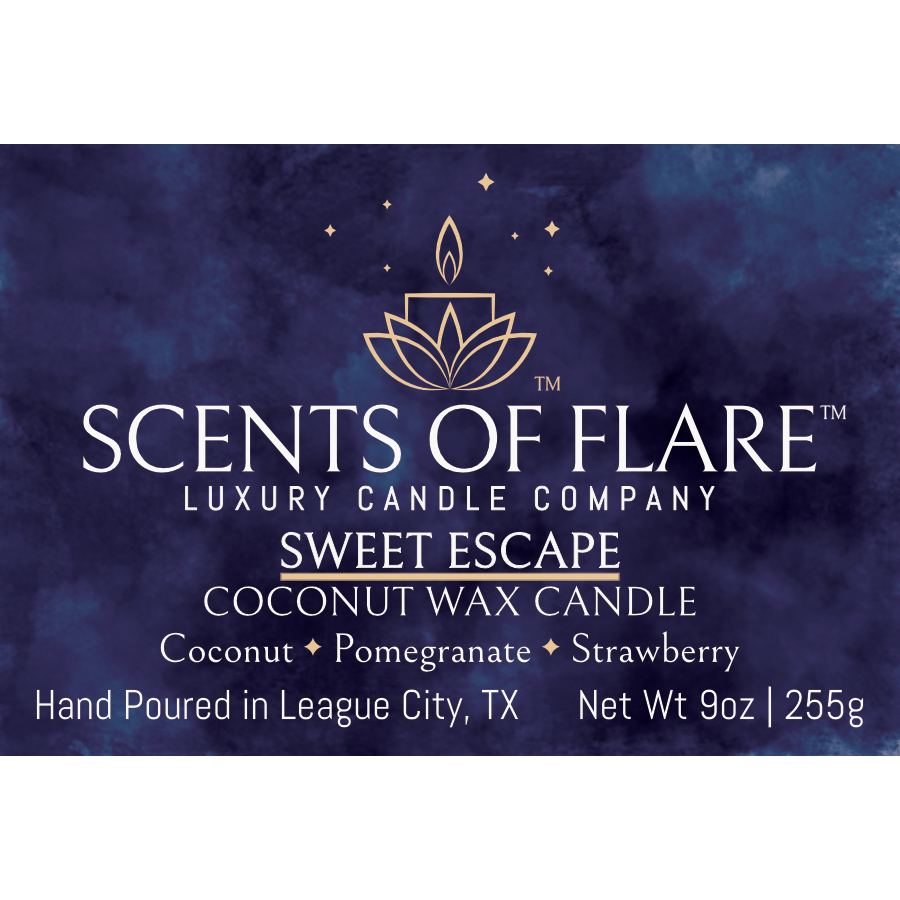 SWEET ESCAPE 13oz CANDLE - Scents Of Flare