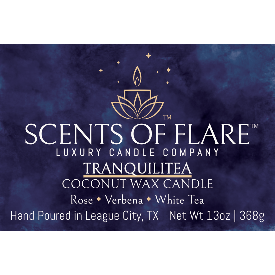 TRANQUILITEA 13oz CANDLE - Scents Of Flare