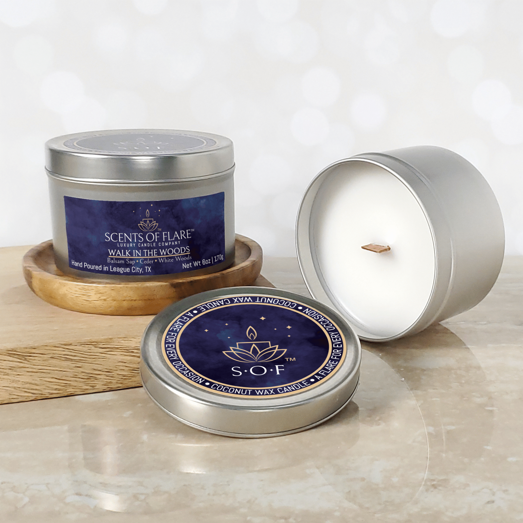 WALK IN THE WOODS 6 oz CANDLE - Scents Of Flare