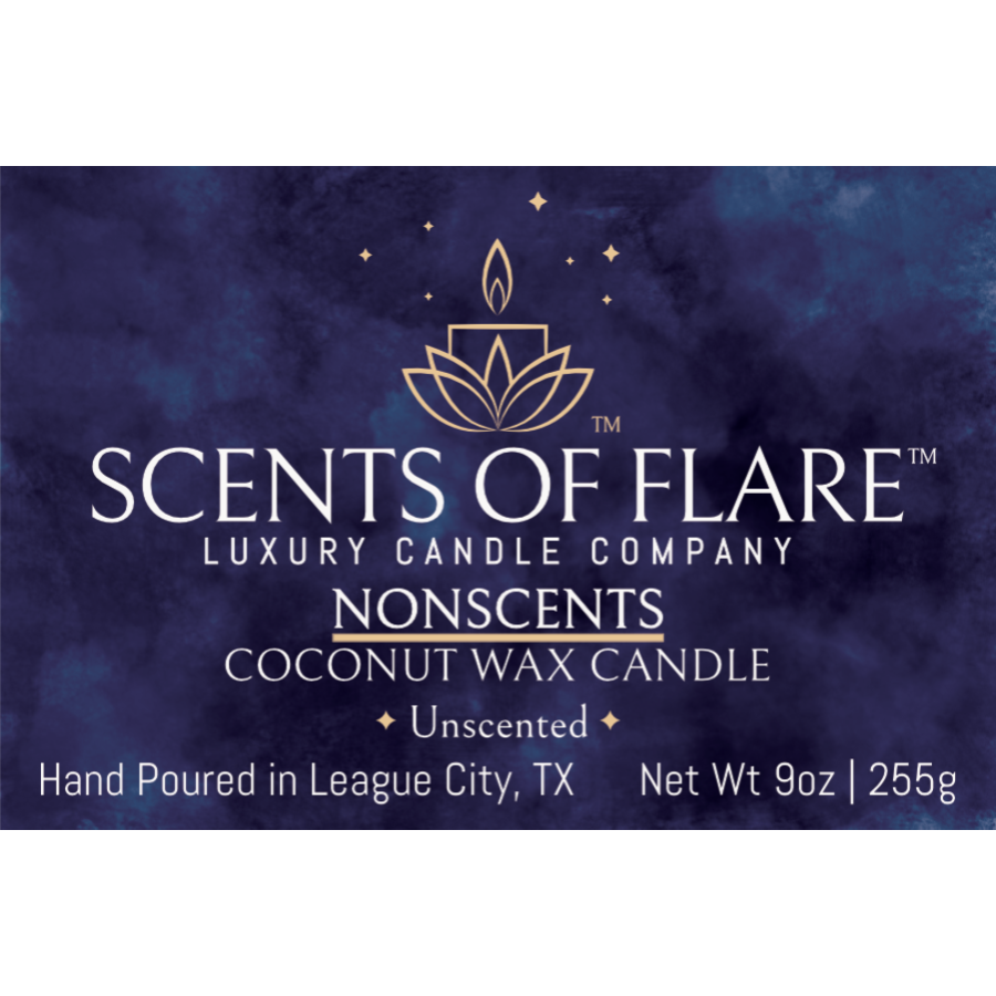 NONSCENTS 9 oz CANDLE - Scents Of Flare