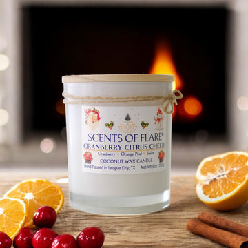 CRANBERRY CITRUS CHEER 9 oz CANDLE - HOLIDAY COLLECTION