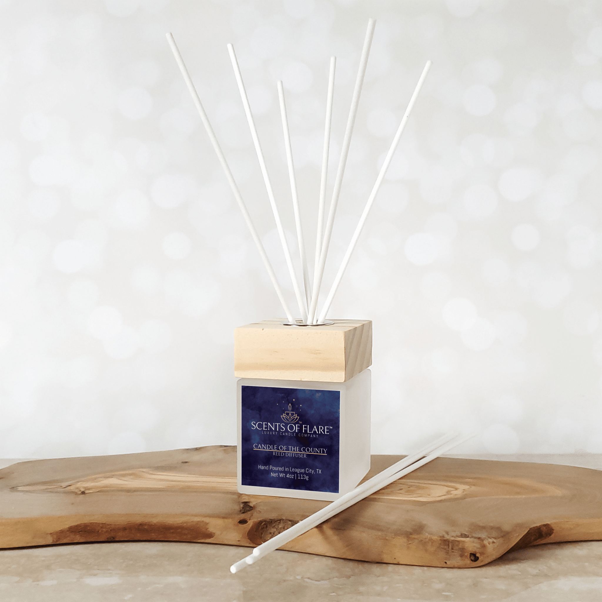 CANDLE OF THE COUNTY 4oz REED DIFFUSER - Scents Of Flare