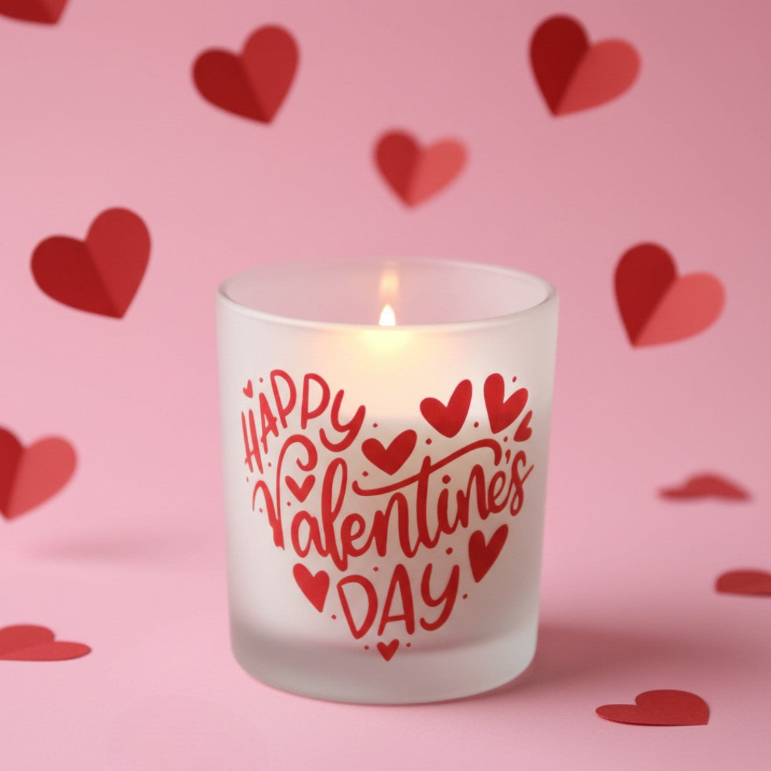 RED HEART VALENTINE'S DAY CANDLE 9 oz