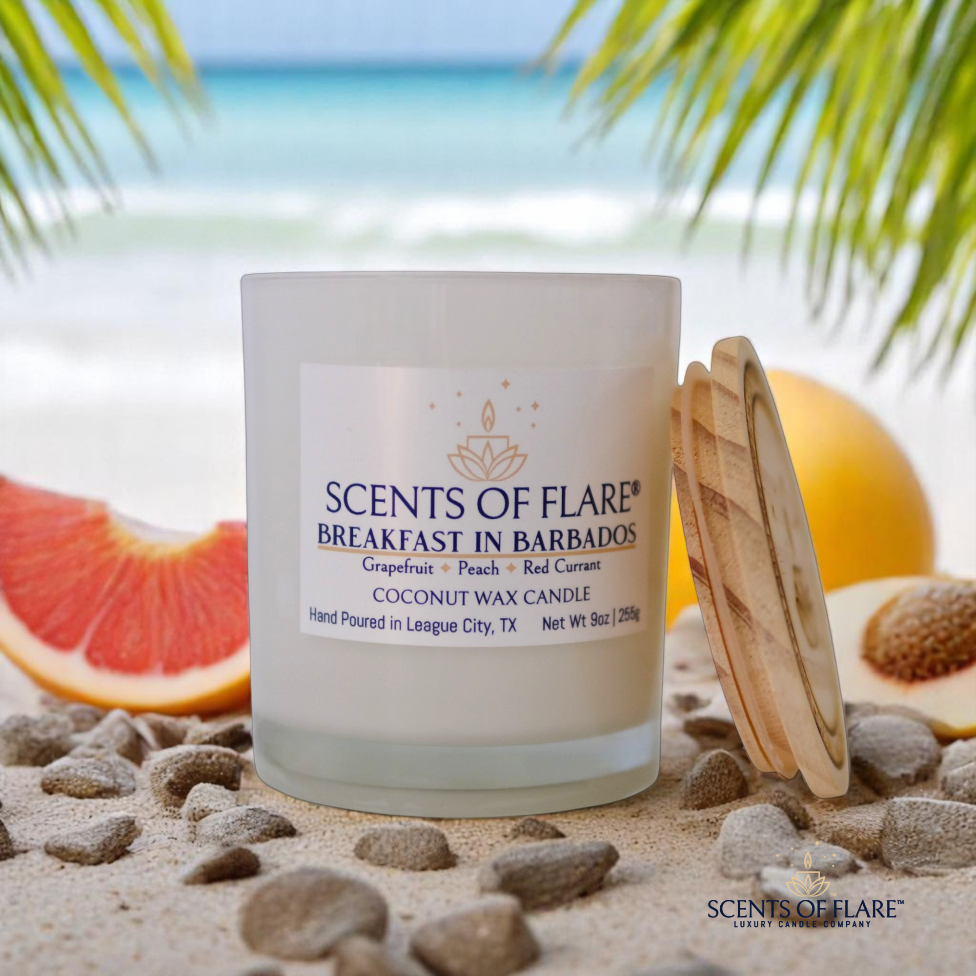 BREAKFAST IN BARBADOS 9 oz CANDLE